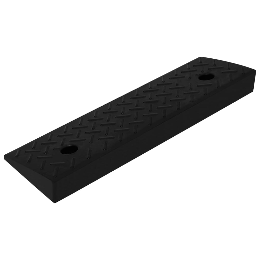 vidaXL Bordsteinrampen 2 Stk. 50x17,5x5 cm Gummi