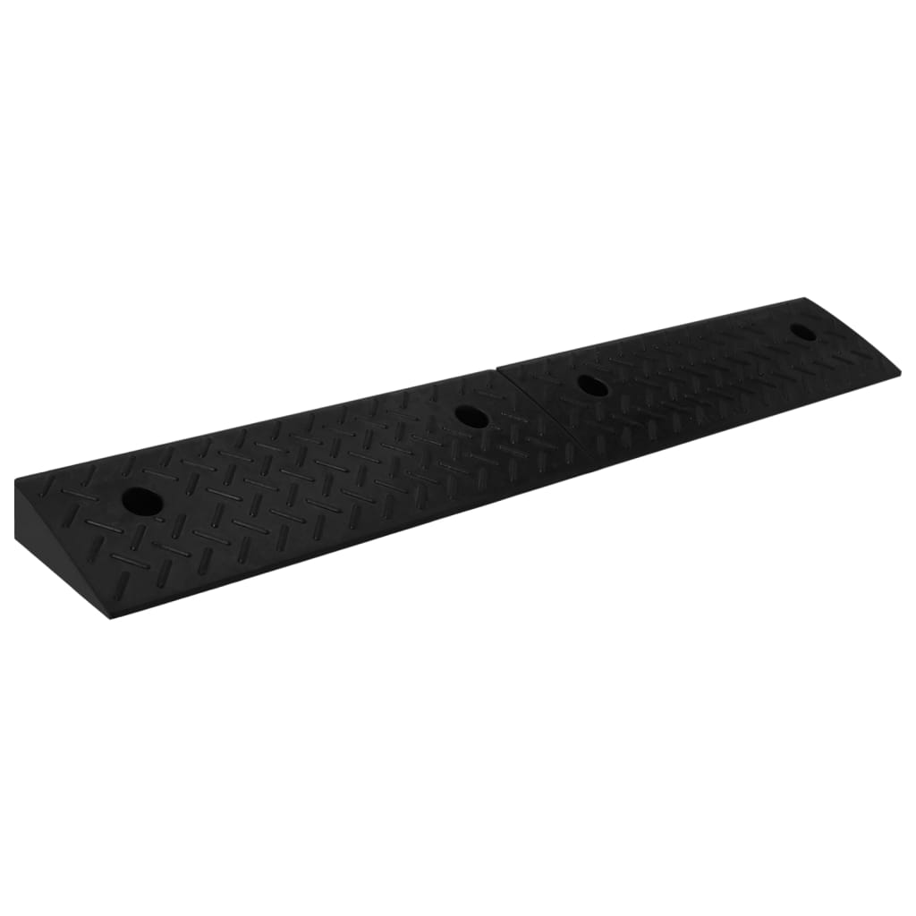 vidaXL Bordsteinrampen 2 Stk. 50x17,5x5 cm Gummi