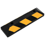 vidaXL Reflektierende Parkblöcke 2 Stk. 56x15x10 cm Gummi