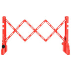 vidaXL Absperrgitter Faltbar Rot 210x50x105 cm