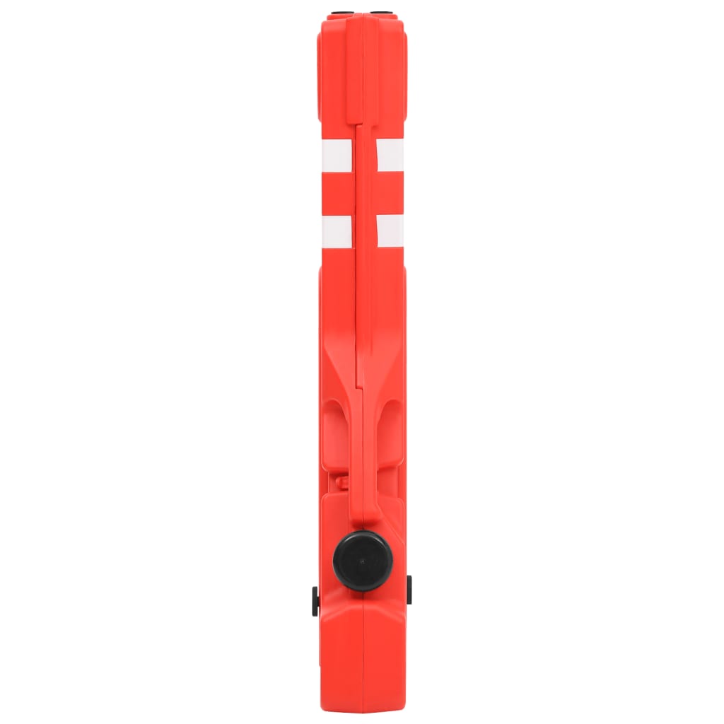 vidaXL Absperrgitter Faltbar Rot 210x50x105 cm