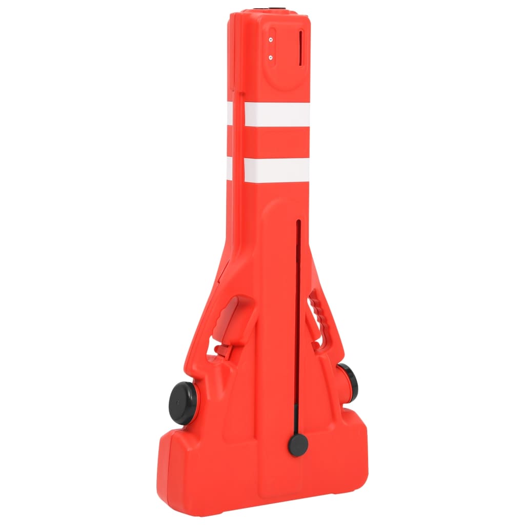 vidaXL Absperrgitter Faltbar Rot 210x50x105 cm