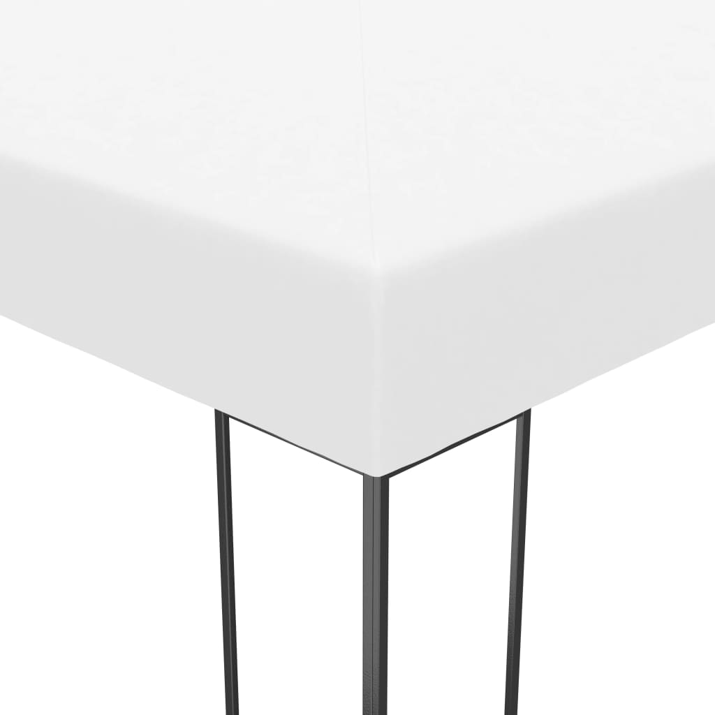 vidaXL Gartenzelt mit LED-Lichterkette 3x3 m Weiß