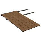 vidaXL WPC Terrassendielen mit Zubehör Braun und Grau 10 m² 2,2 m