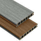 vidaXL WPC Terrassendielen mit Zubehör Braun und Grau 16 m² 2,2 m