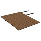 vidaXL WPC Terrassendielen mit Zubehör Braun und Grau 16 m² 2,2 m
