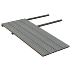vidaXL WPC Terrassendielen mit Zubehör Braun und Grau 10 m² 4 m