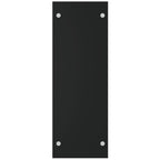 vidaXL Brennholzregal Schwarz 40x35x100 cm Hartglas