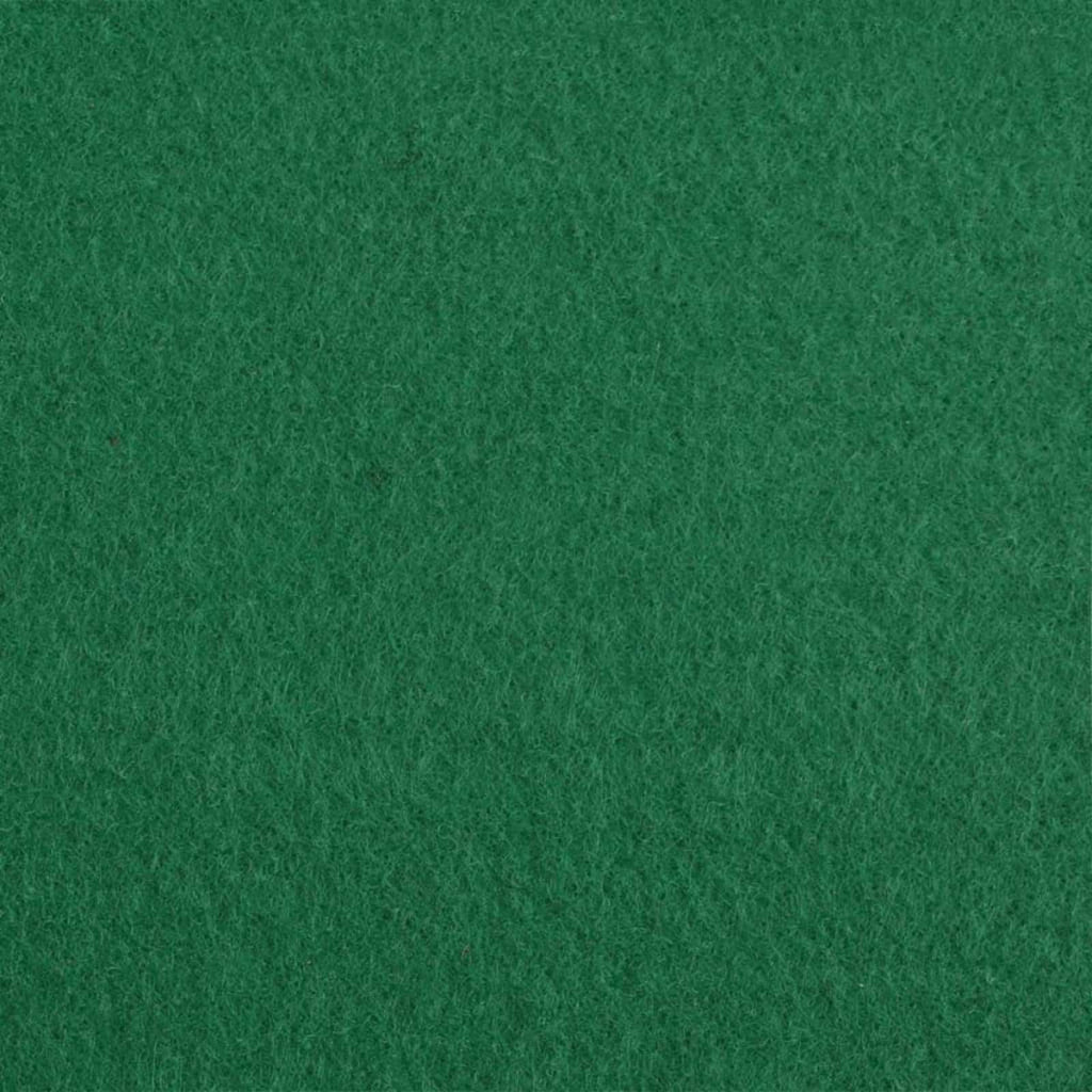 vidaXL Teppich Uni Grün 1,2 x 12 m Polyester