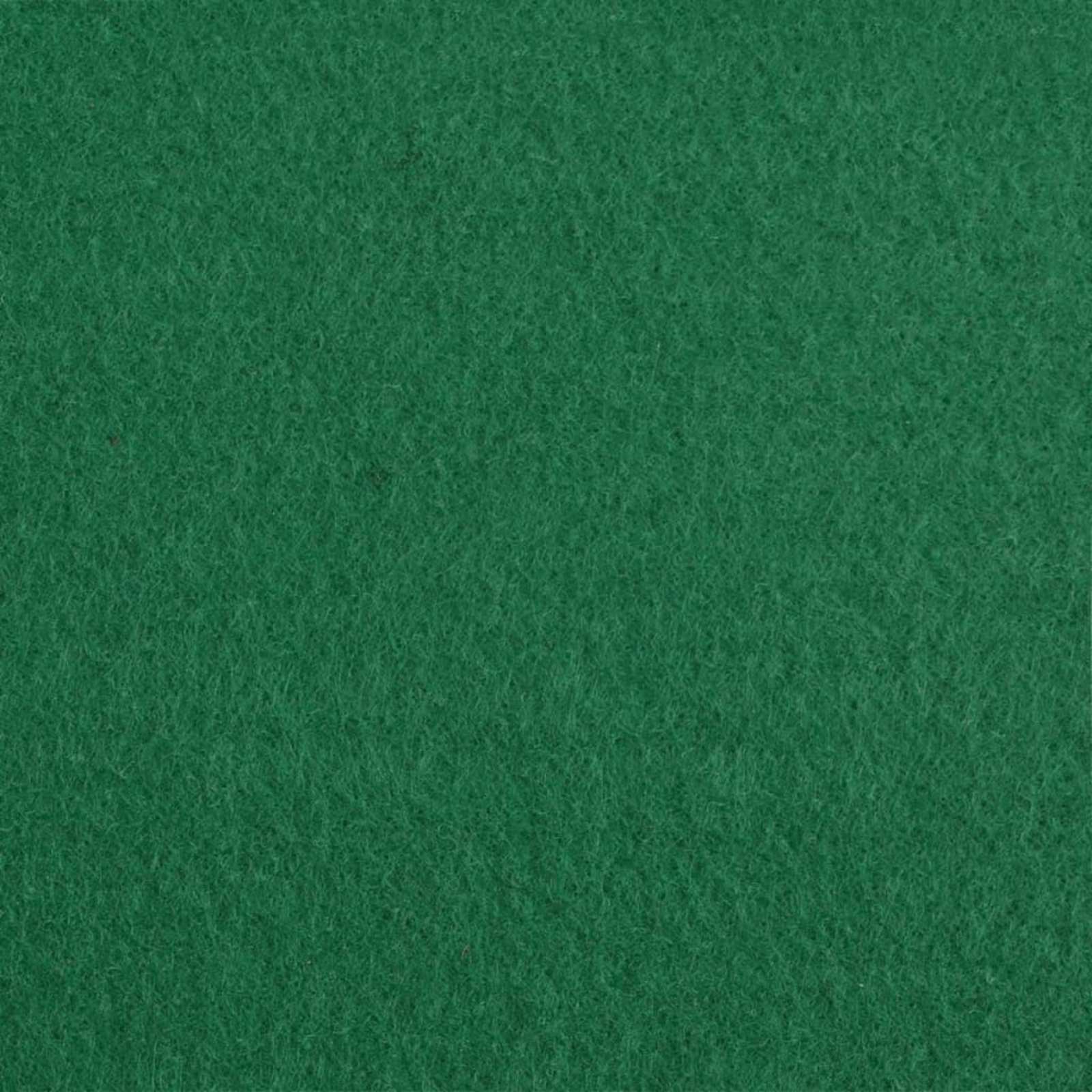 vidaXL Teppich Uni Grün 1,2 x 12 m Polyester