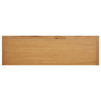 vidaXL Schuhregal 114x37x45 cm Massivholz Eiche