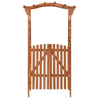 vidaXL Pergola mit Tor 116x40x204 cm Massivholz Tanne
