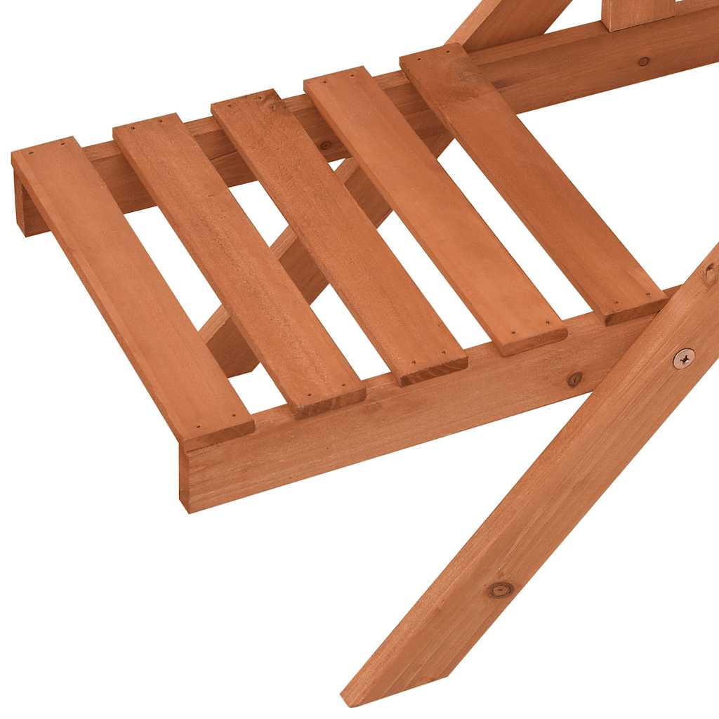 vidaXL Blumenständer 83x25x132 cm Tannenholz Massiv