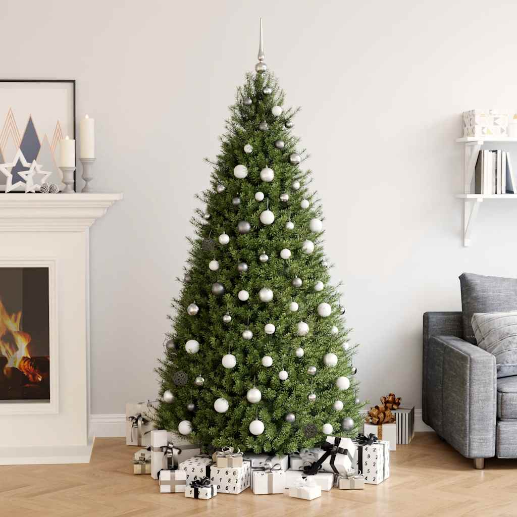 vidaXL 120-tlg. Weihnachtskugeln mit Weihnachtsbaumspitze 300 LEDs