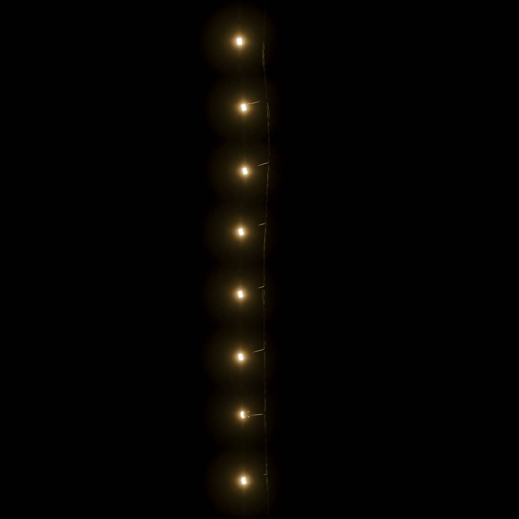 vidaXL LED-Lichterkette mit 300 LEDs Warmweiß 30 m PVC