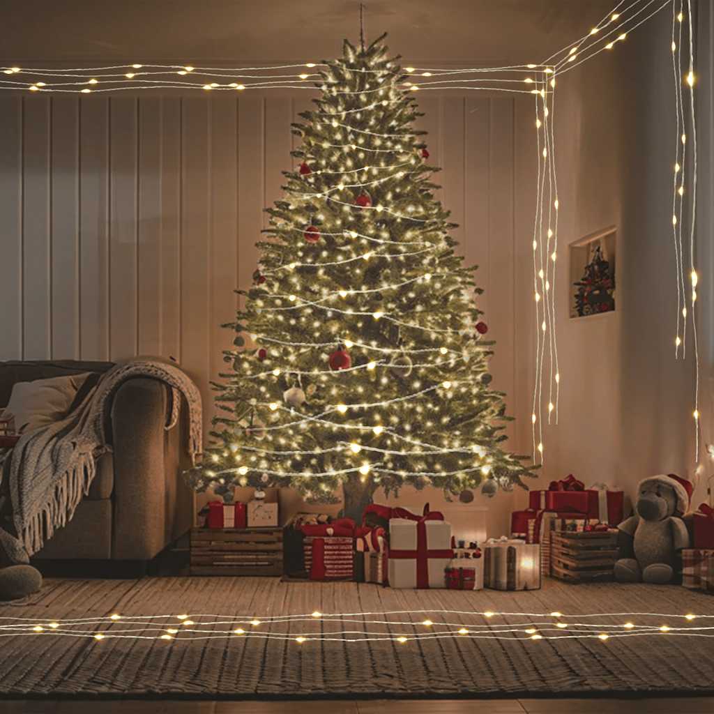 vidaXL LED-Lichterkette mit 150 LEDs Warmweiß 15 m