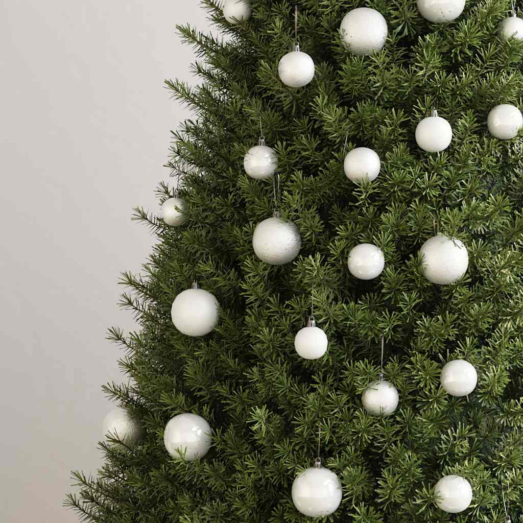 vidaXL 100-tlg. Weihnachtskugel-Set Weiß