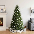 vidaXL 100-tlg. Weihnachtskugel-Set Weiß