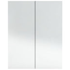 vidaXL Bad-Spiegelschrank 60x15x75 cm MDF Betongrau