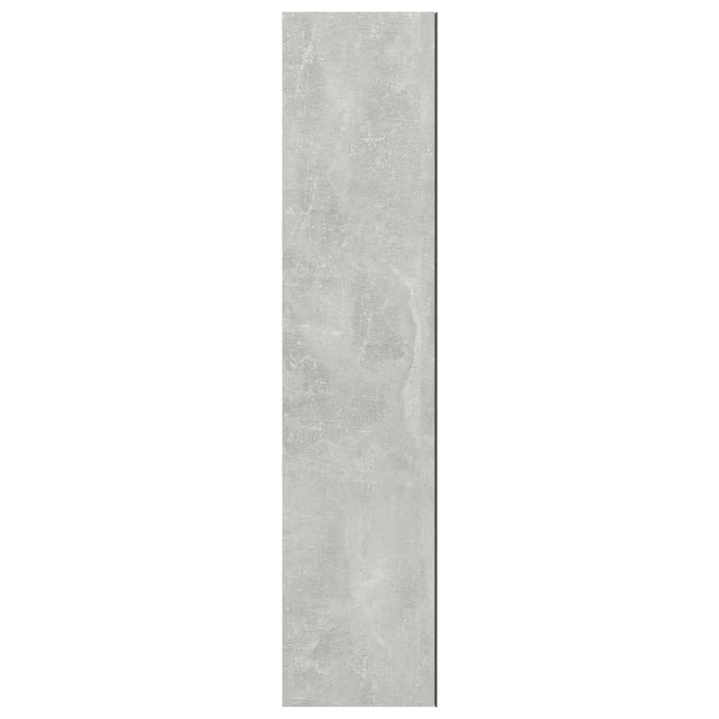 vidaXL Bad-Spiegelschrank 60x15x75 cm MDF Betongrau