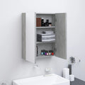 vidaXL Bad-Spiegelschrank 60x15x75 cm MDF Betongrau