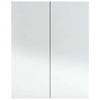 vidaXL Bad-Spiegelschrank 60x15x75 cm MDF Anthrazit