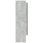 vidaXL Spiegelschrank fürs Bad 80x15x60 cm MDF Betongrau