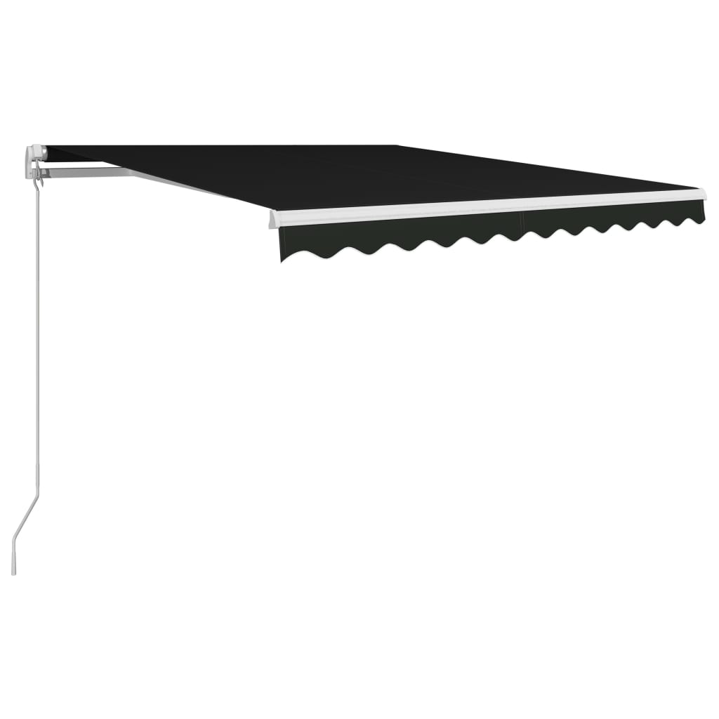 vidaXL Markise Manuell Einziehbar 300x250 cm Anthrazit