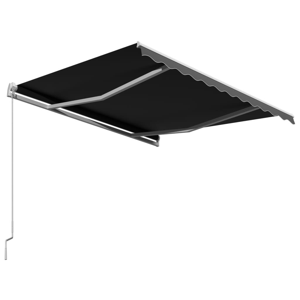 vidaXL Markise Manuell Einziehbar 300x250 cm Anthrazit