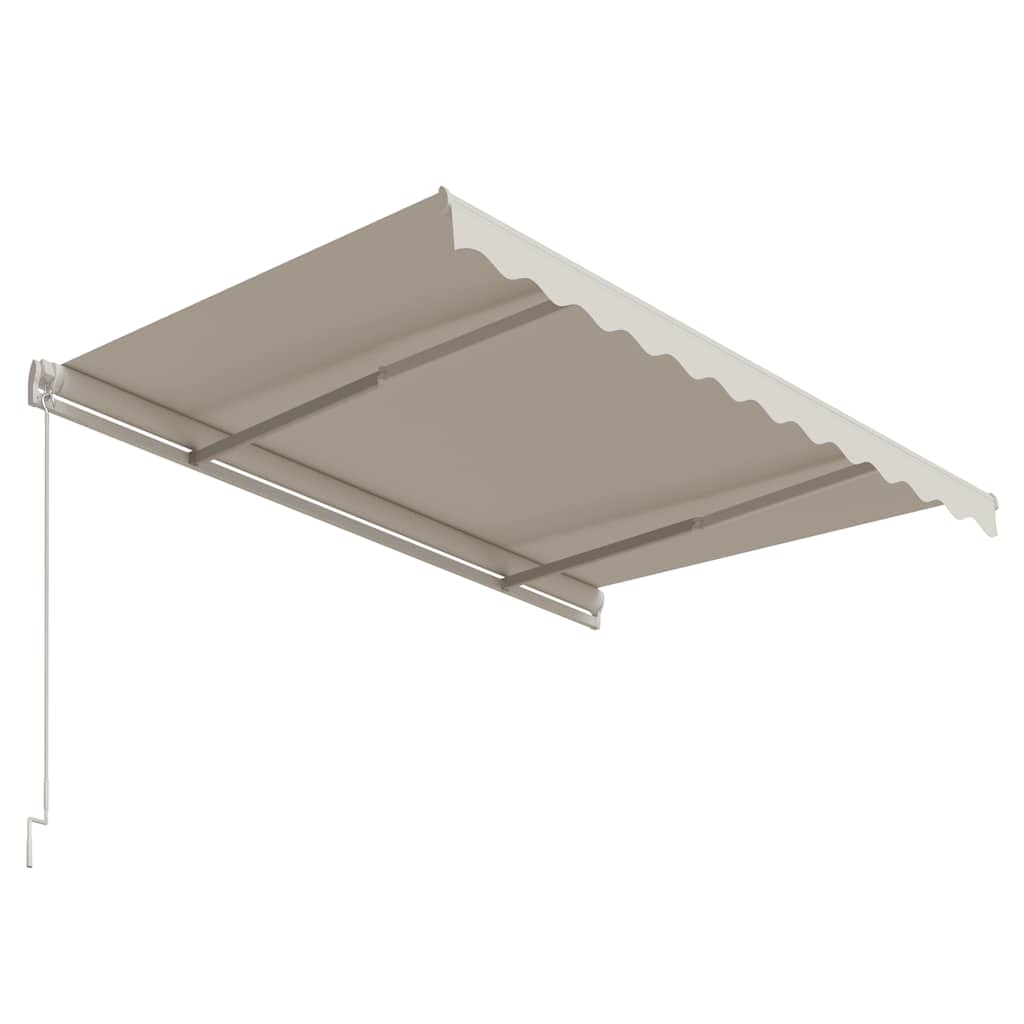 vidaXL Markise Automatisch Einziehbar Creme
