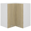 vidaXL Eckhängeschrank Lyon Sonoma-Eiche 57x57x60 cm Holzwerkstoff
