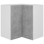 vidaXL Eckhängeschrank Lyon Betongrau 57x57x60 cm Holzwerkstoff