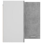vidaXL Eckhängeschrank Lyon Betongrau 57x57x60 cm Holzwerkstoff