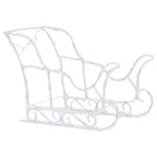 vidaXL Weihnachtsdekoration Rentiere & Schlitten 280x28x55 cm Acryl