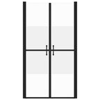 vidaXL Duschtür Halb Matt ESG (83-86)x190 cm