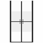 vidaXL Duschtür Halb Matt ESG (98-101)x190 cm