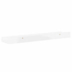 vidaXL Wandregale 2 Stk. Hochglanz-Weiß 40x9x3 cm