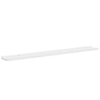 vidaXL Wandregale 2 Stk. Weiß 100x9x3 cm