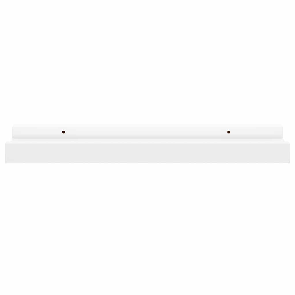 vidaXL Wandregale 4 Stk. Weiß 40x9x3 cm