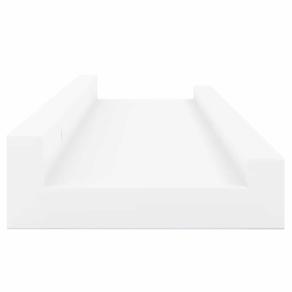 vidaXL Wandregale 4 Stk. Weiß 40x9x3 cm