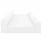 vidaXL Wandregale 4 Stk. Weiß 40x9x3 cm