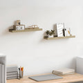 vidaXL Wandregale 2 Stk. Sonoma-Eiche 40 x 9 x 3 cm
