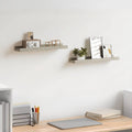 vidaXL Wandregale 2 Stk. Betongrau 40x9x3 cm