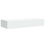 vidaXL Wandregale mit Schubladen 2 Stk. Weiß 60x23,5x10 cm MDF