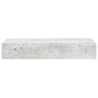 vidaXL Wandregal mit Schublade Betongrau 60x23,5x10 cm MDF