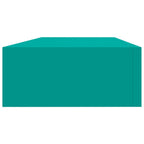 vidaXL Wand-Schubladenregal Blau 60x23,5x10 cm MDF