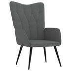 vidaXL Relaxsessel Dunkelgrau Stoff