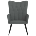 vidaXL Relaxsessel Dunkelgrau Stoff