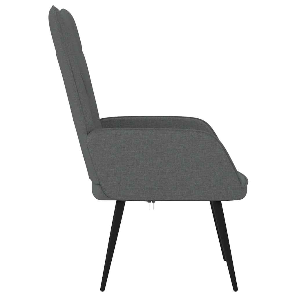 vidaXL Relaxsessel Dunkelgrau Stoff