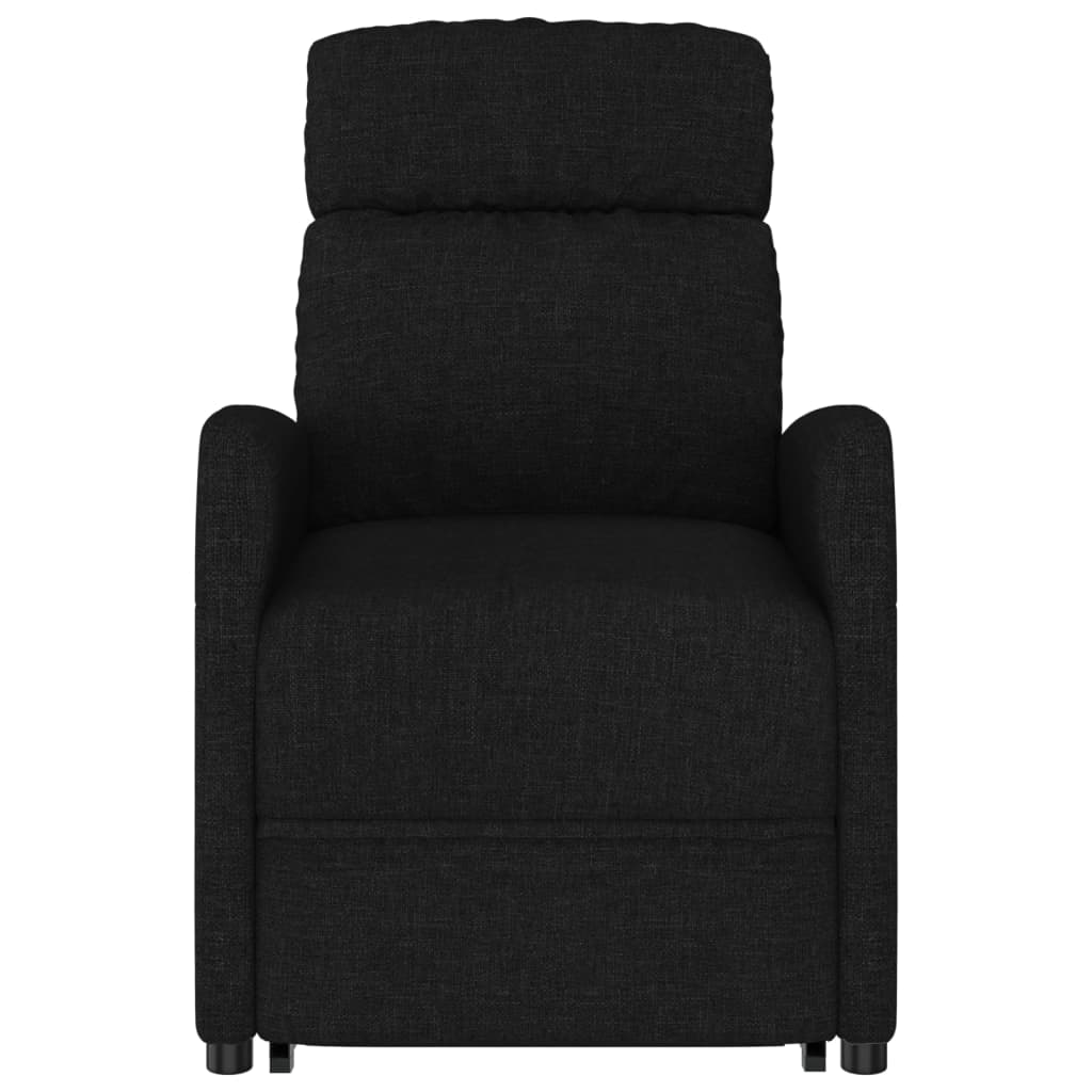 vidaXL Aufstehsessel Schwarz Stoff